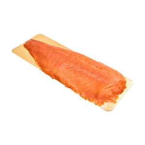 Zalm koud gerookt kort gesneden