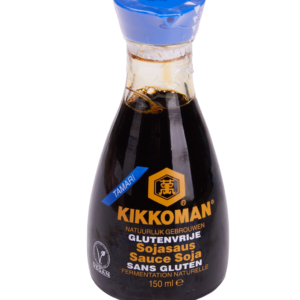 Soja flesjes kikkoman blauw 6x150ml