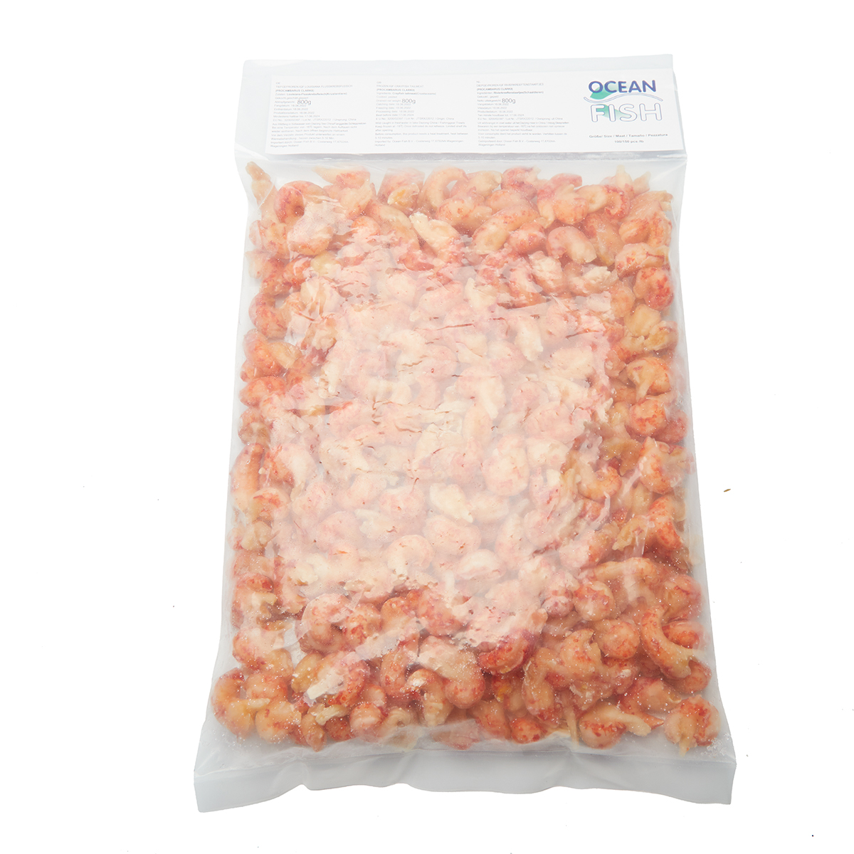 Rivierkreeft vlees gekookt